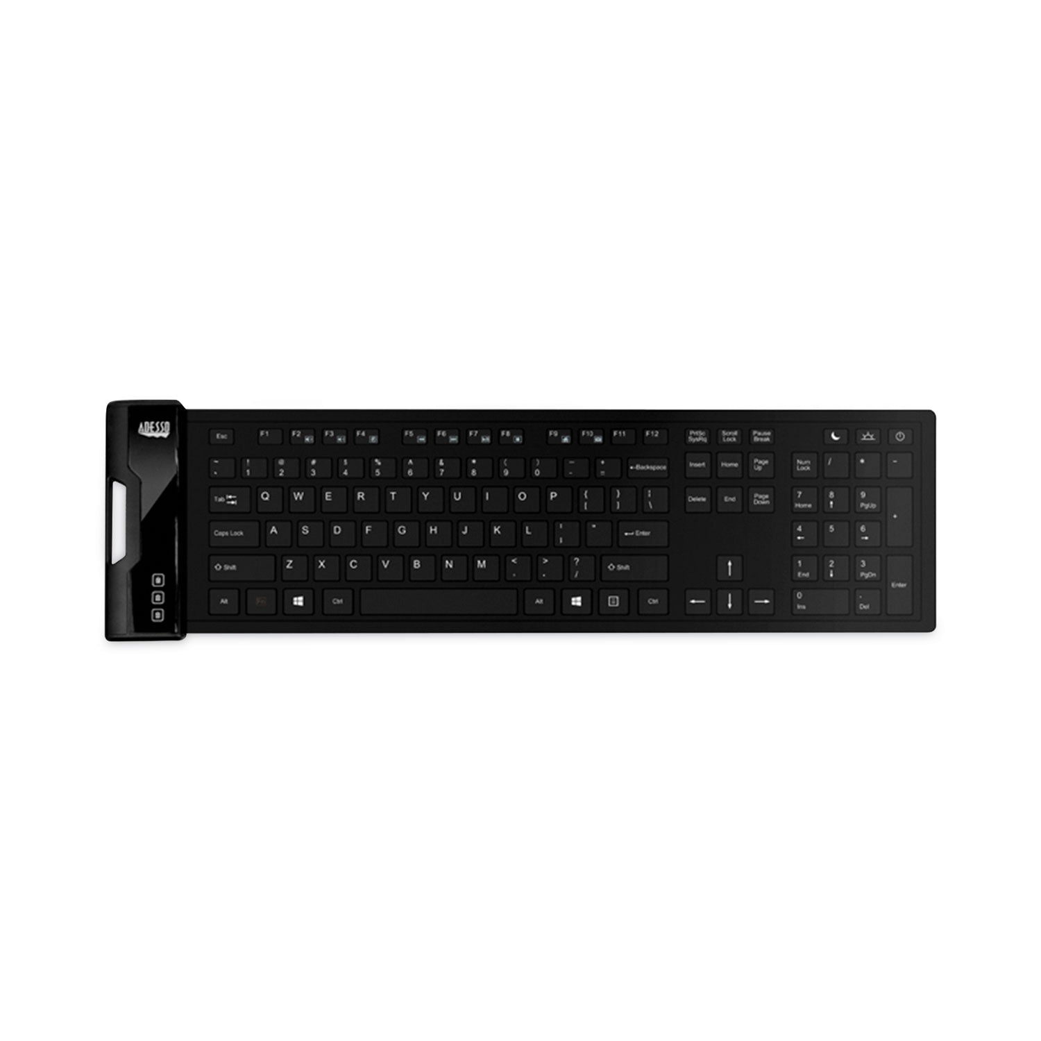 slimtouch-232-antimicrobial-waterproof-flex-keyboard-120-keys-black_adeakb232ub - 1