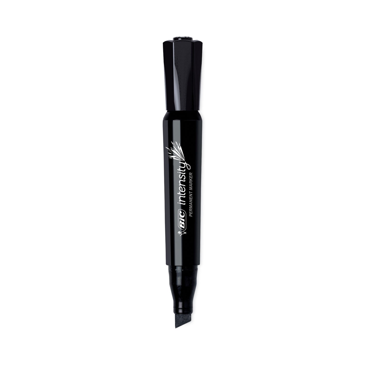 Intensity Chisel Tip Permanent Marker, Broad Chisel Tip, Tuxedo Black, Dozen - 