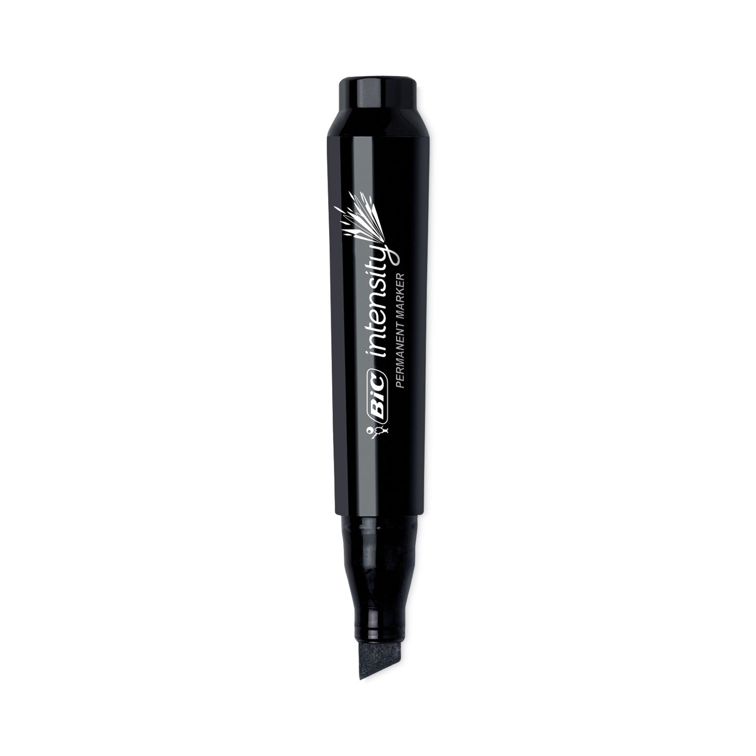 Intensity Chisel Tip Permanent Marker, Broad Chisel Tip, Tuxedo Black, Dozen - 