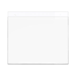 Classic Image Wall-Mount Sign Holder, Landscape, 11 x 8.5, Clear