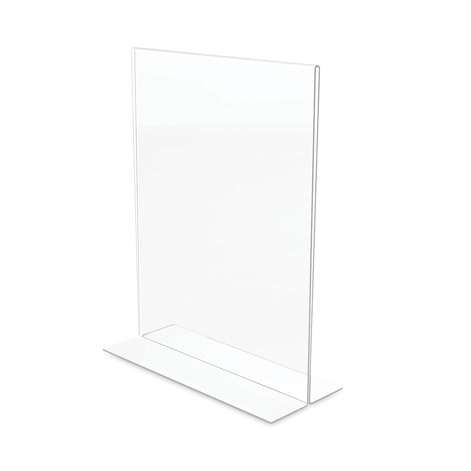 Classic Image Double-Sided Sign Holder, 8.5 x 11 Insert, Clear - 