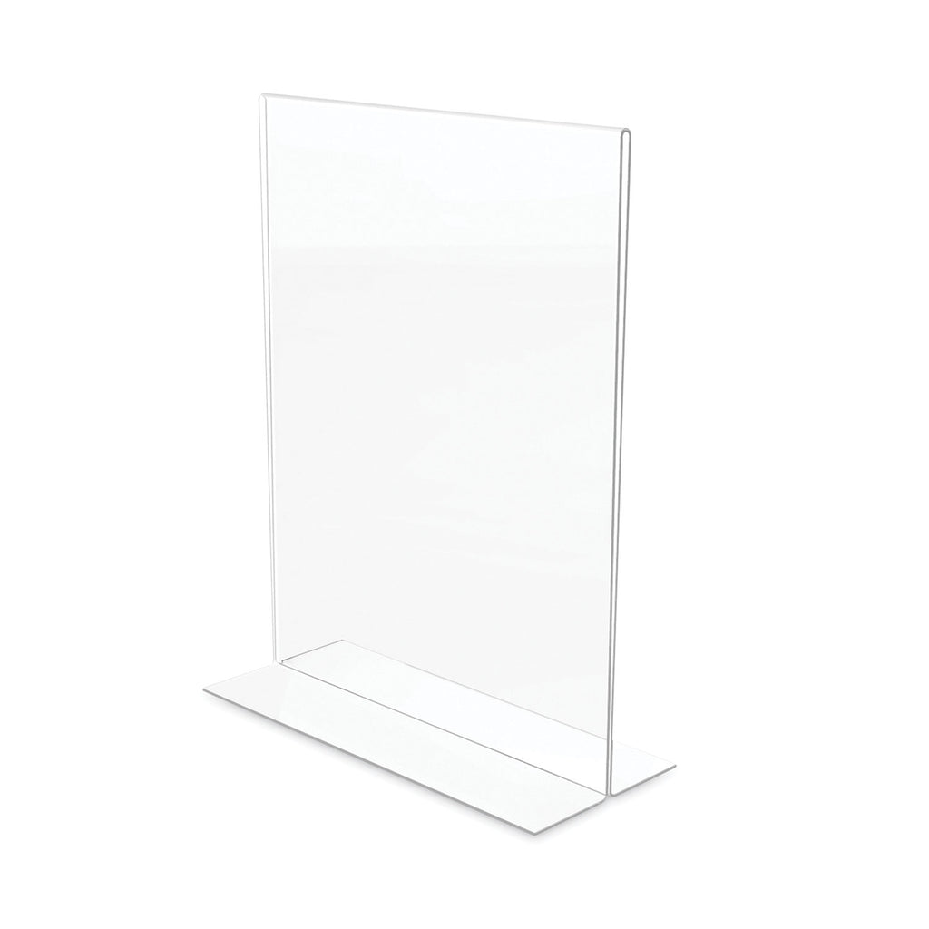 Classic Image Double-Sided Sign Holder, 8.5 x 11 Insert, Clear
