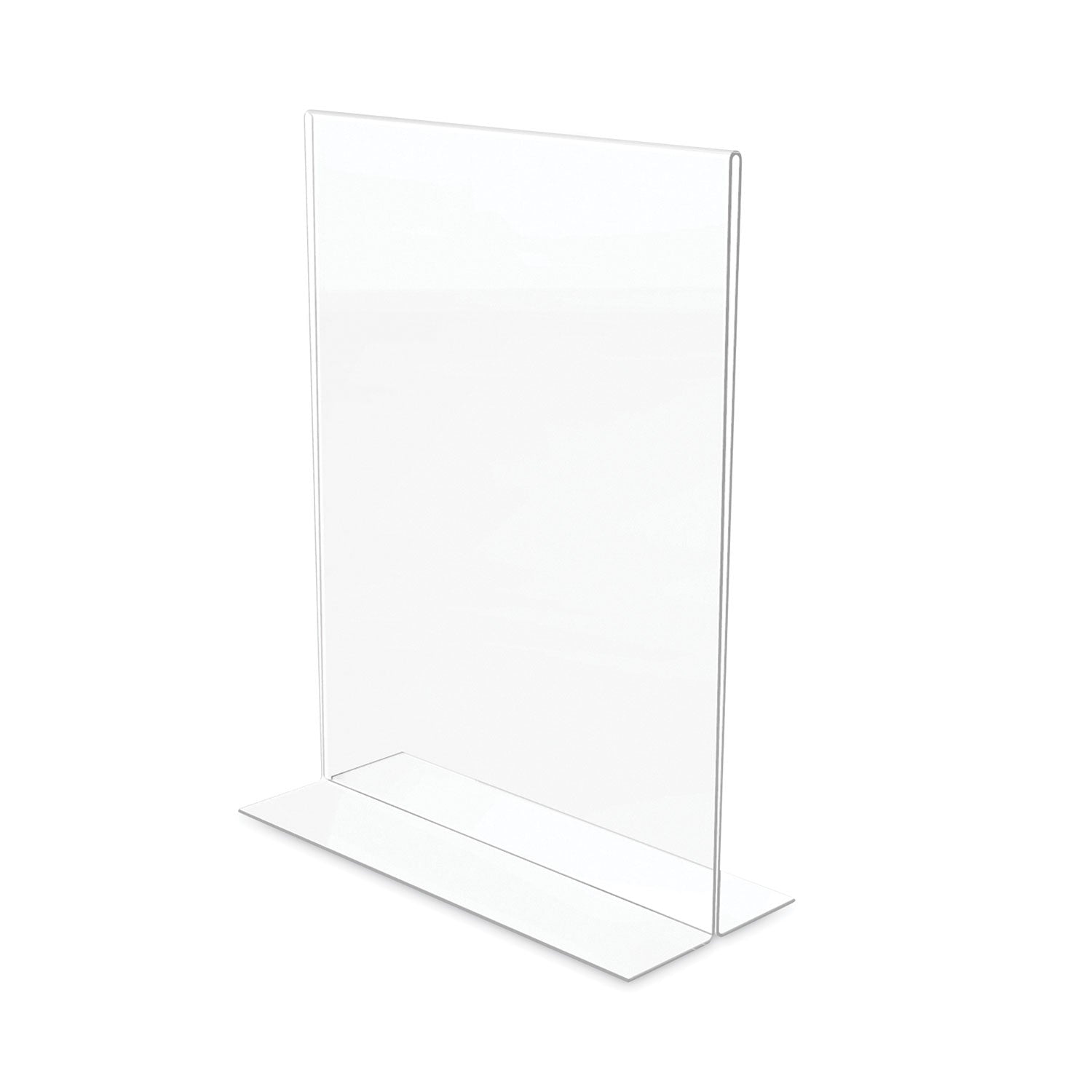 Classic Image Double-Sided Sign Holder, 8.5 x 11 Insert, Clear