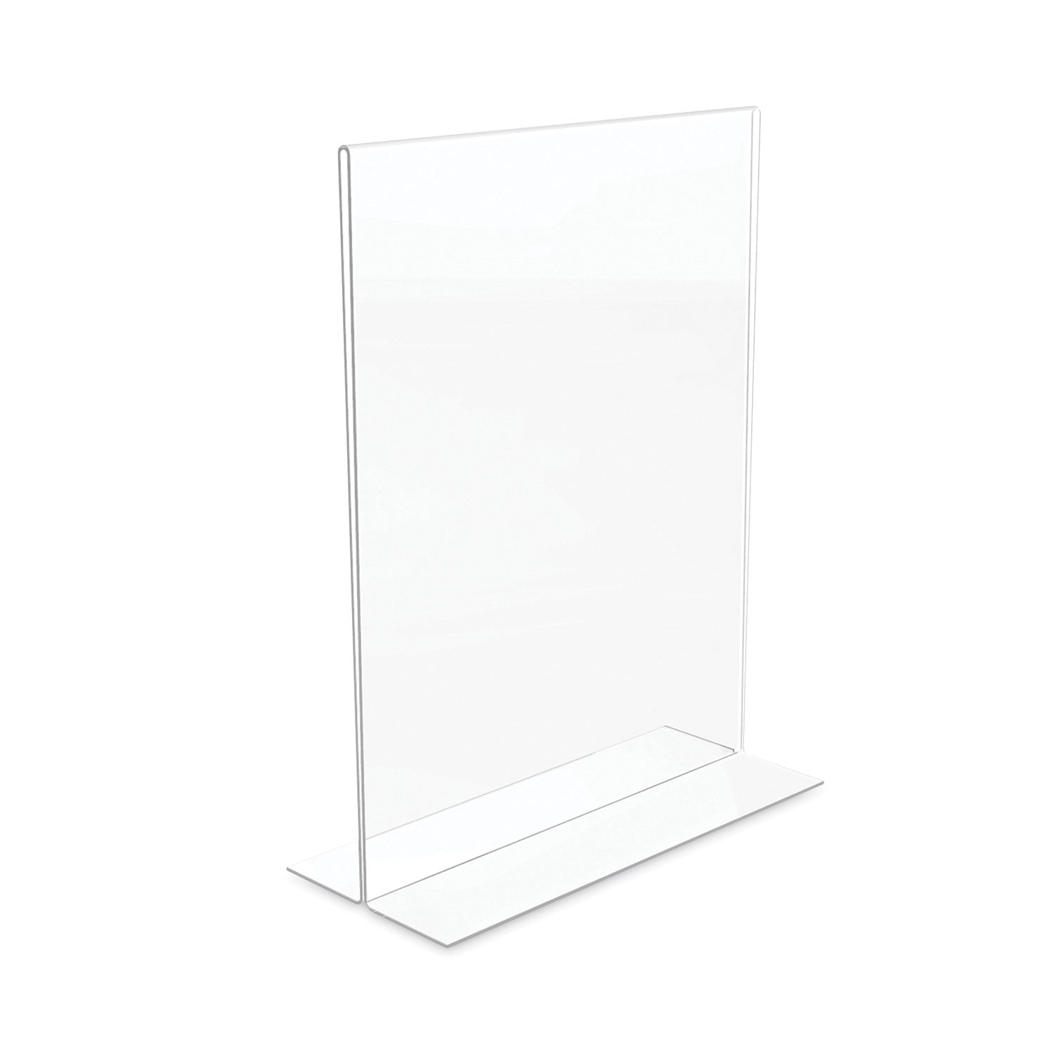 Classic Image Double-Sided Sign Holder, 8.5 x 11 Insert, Clear