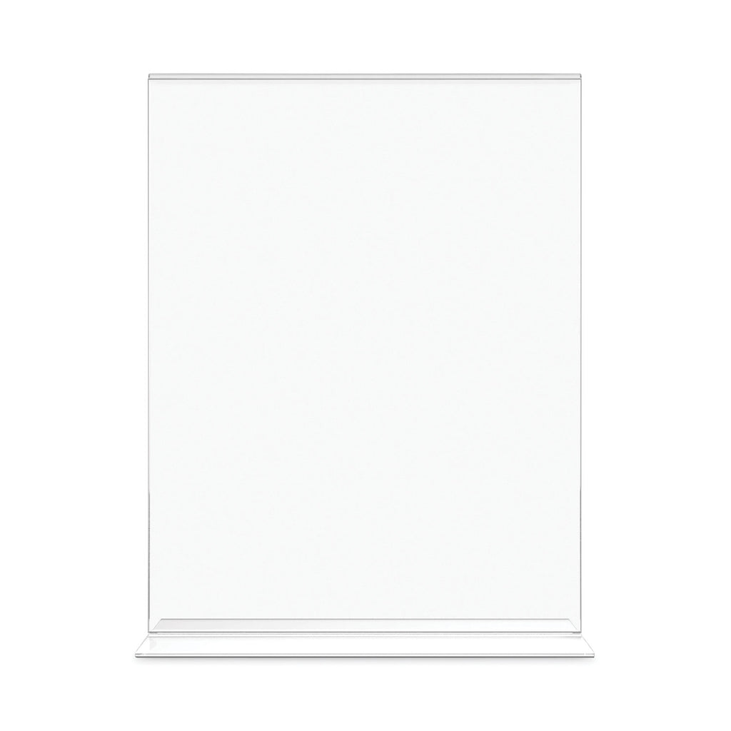 Classic Image Double-Sided Sign Holder, 8.5 x 11 Insert, Clear