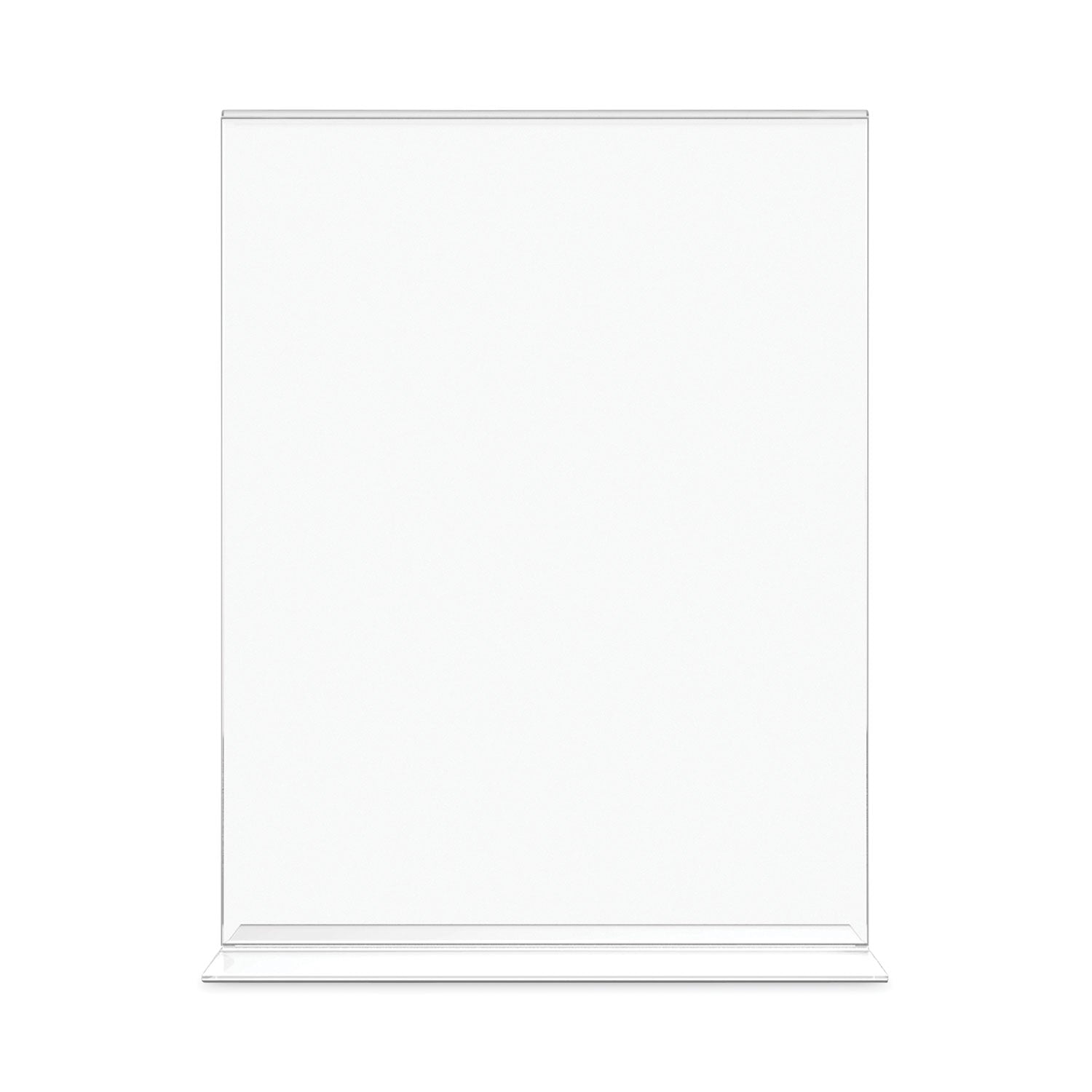Classic Image Double-Sided Sign Holder, 8.5 x 11 Insert, Clear