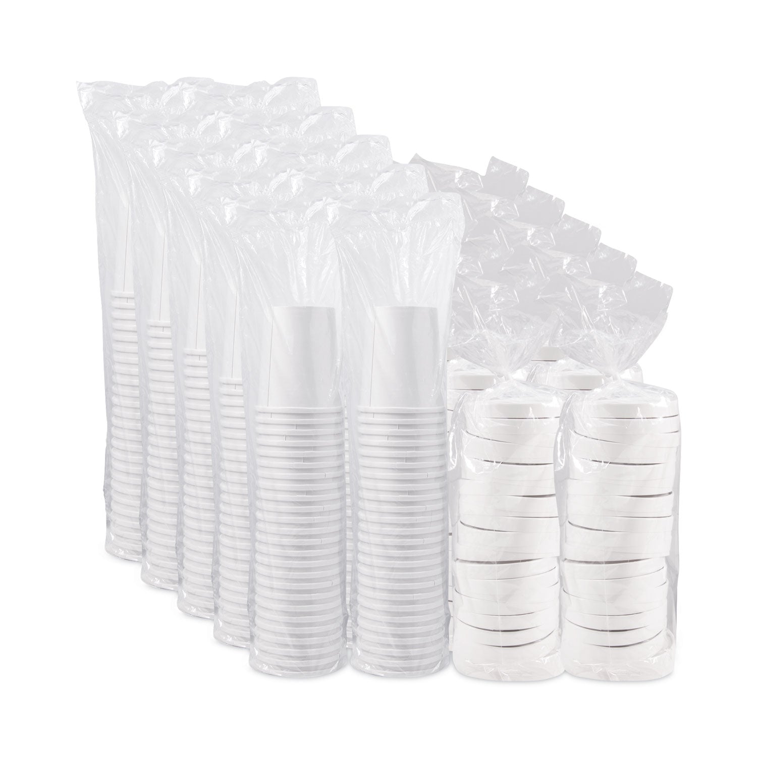 flexstyle-double-poly-food-combo-packs-32-oz-white-paper-25-cups-and-25-lids-pack-10-packs-carton_scckhb32a - 5