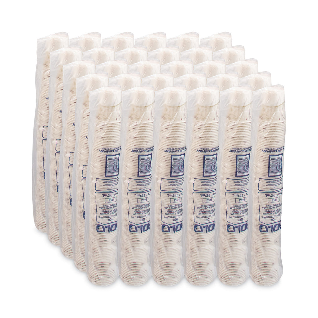 Symphony Design Paper Water Cups, ProPlanet Seal, 5 oz, 100/Bag, 30 Bags/Carton