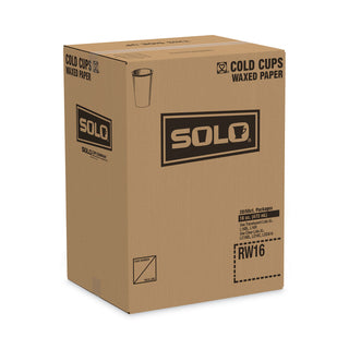 Symphony Treated-Paper Cold Cups, ProPlanet Seal, 16 oz, White/Beige/Red, 50/Bag, 20 Bags/Carton