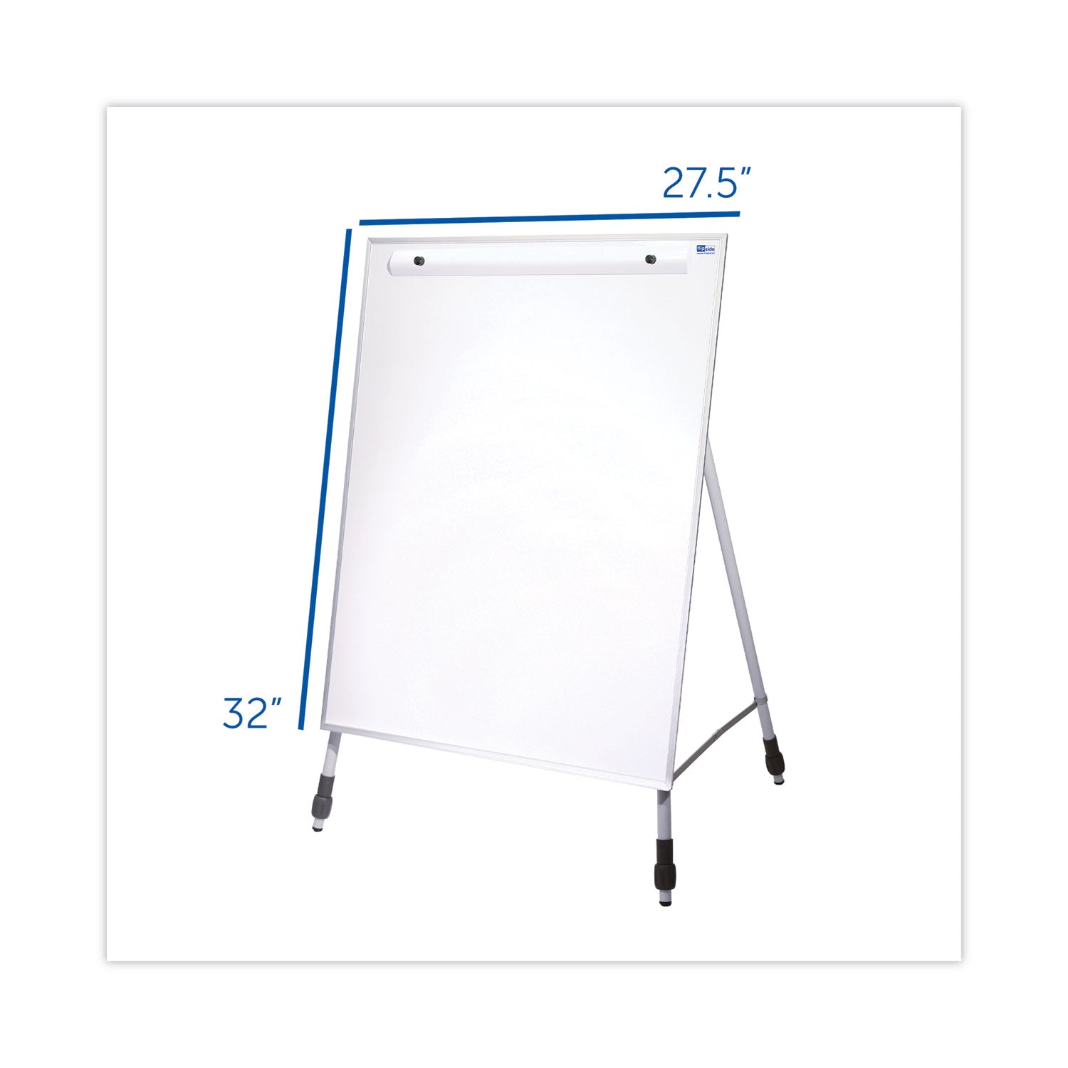 adjustable-dry-erase-board-275-x-32-white-surface-silver-aluminum-frame_flp51000 - 2