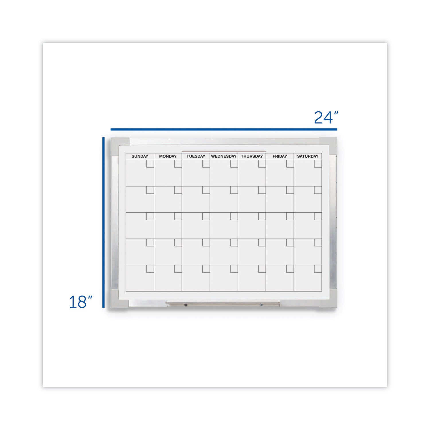 framed-calendar-dry-erase-board-24-x-18-white-surface-silver-aluminum-frame_flp17302 - 3