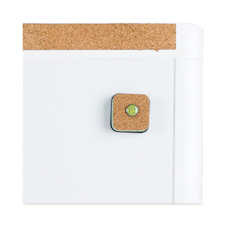 pinit-magnetic-dry-erase-board-with-plastic-frame-20-x-16-white-surface-white-plastic-frame_ubr428u0001 - 4