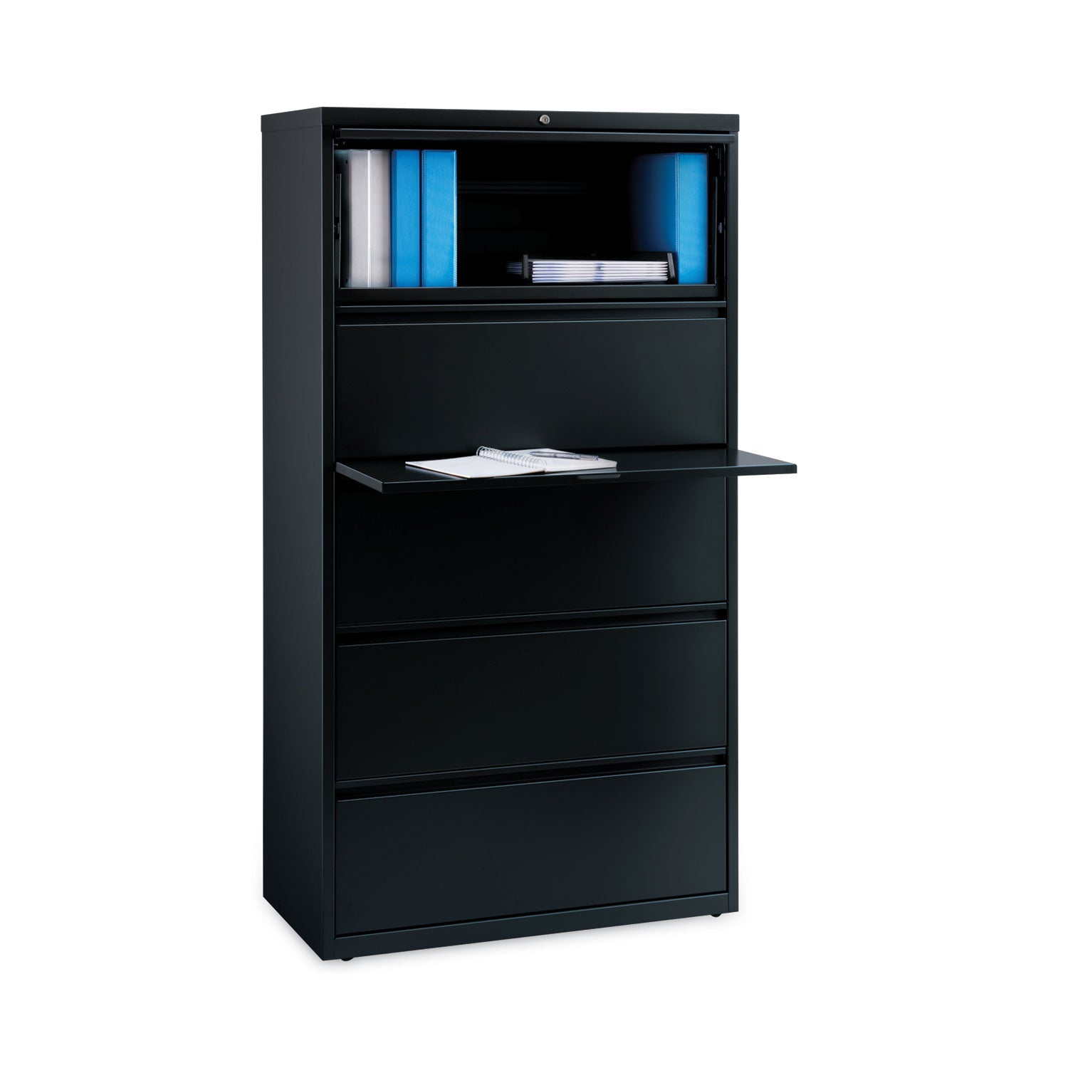 lateral-file-cabinet-5-letter-legal-a4-size-file-drawers-black-36-x-1862-x-6762_hid14992 - 4