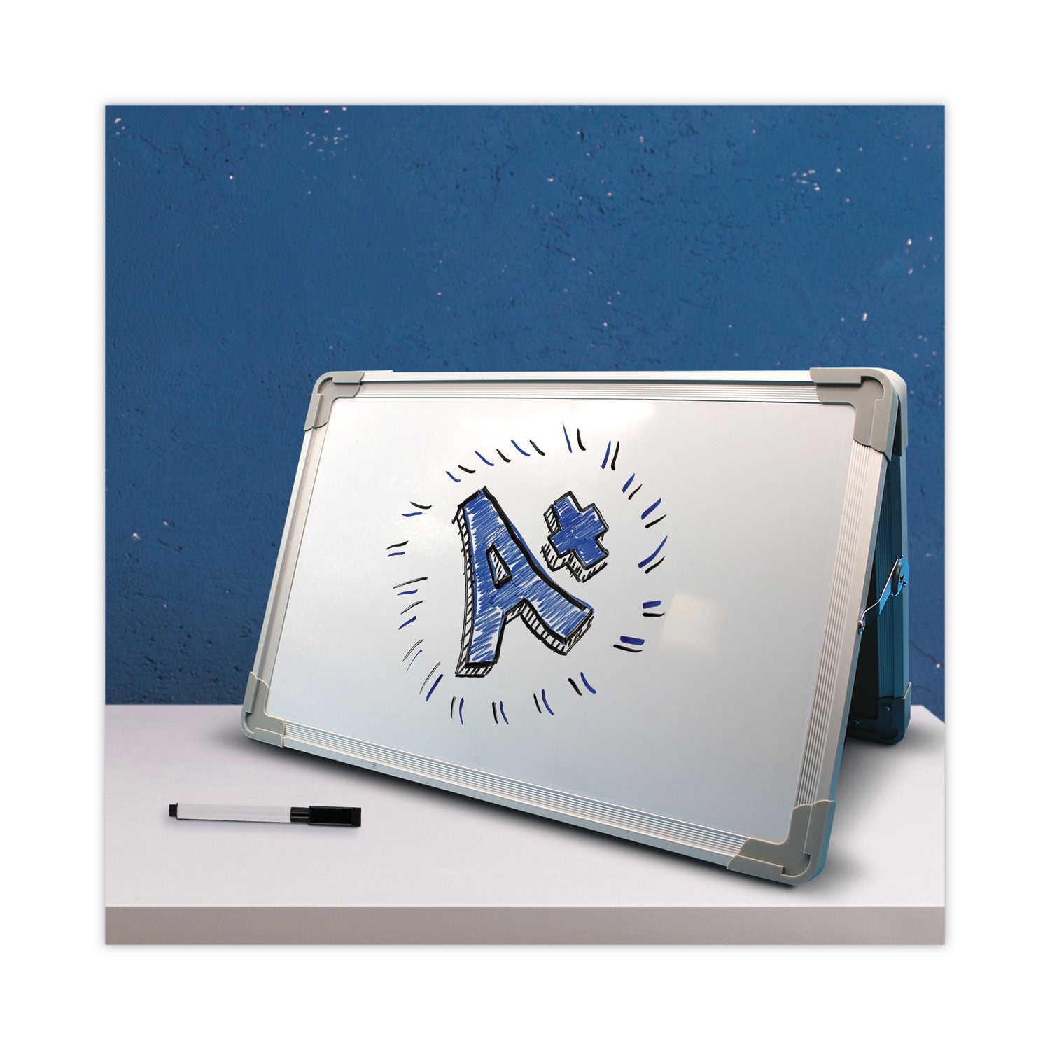 dual-sided-desktop-dry-erase-board-18-x-12-white-surface-silver-aluminum-frame_flp50000 - 4