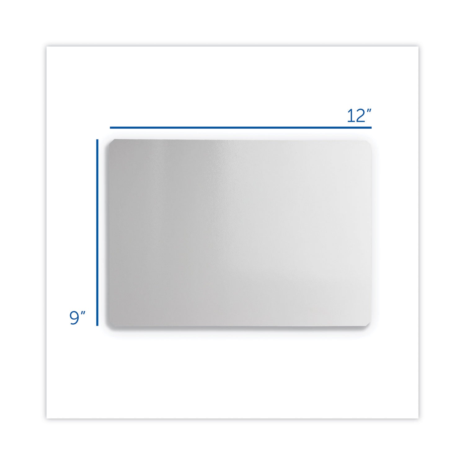 Dry Erase Board, 12 x 9, White Surface, 24/Pack - 