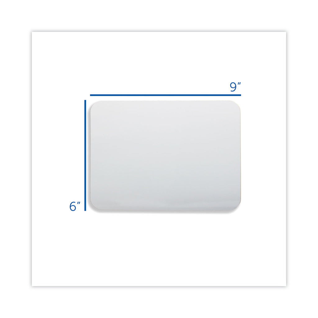 Dry Erase Board, 9 x 6, White Surface, 24/Pack