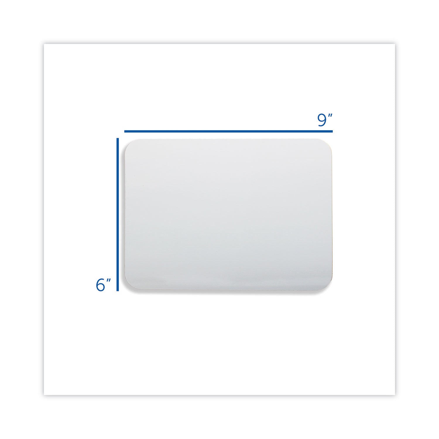 Dry Erase Board, 9 x 6, White Surface, 24/Pack