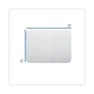 Dry Erase Board, 9 x 6, White Surface, 24/Pack