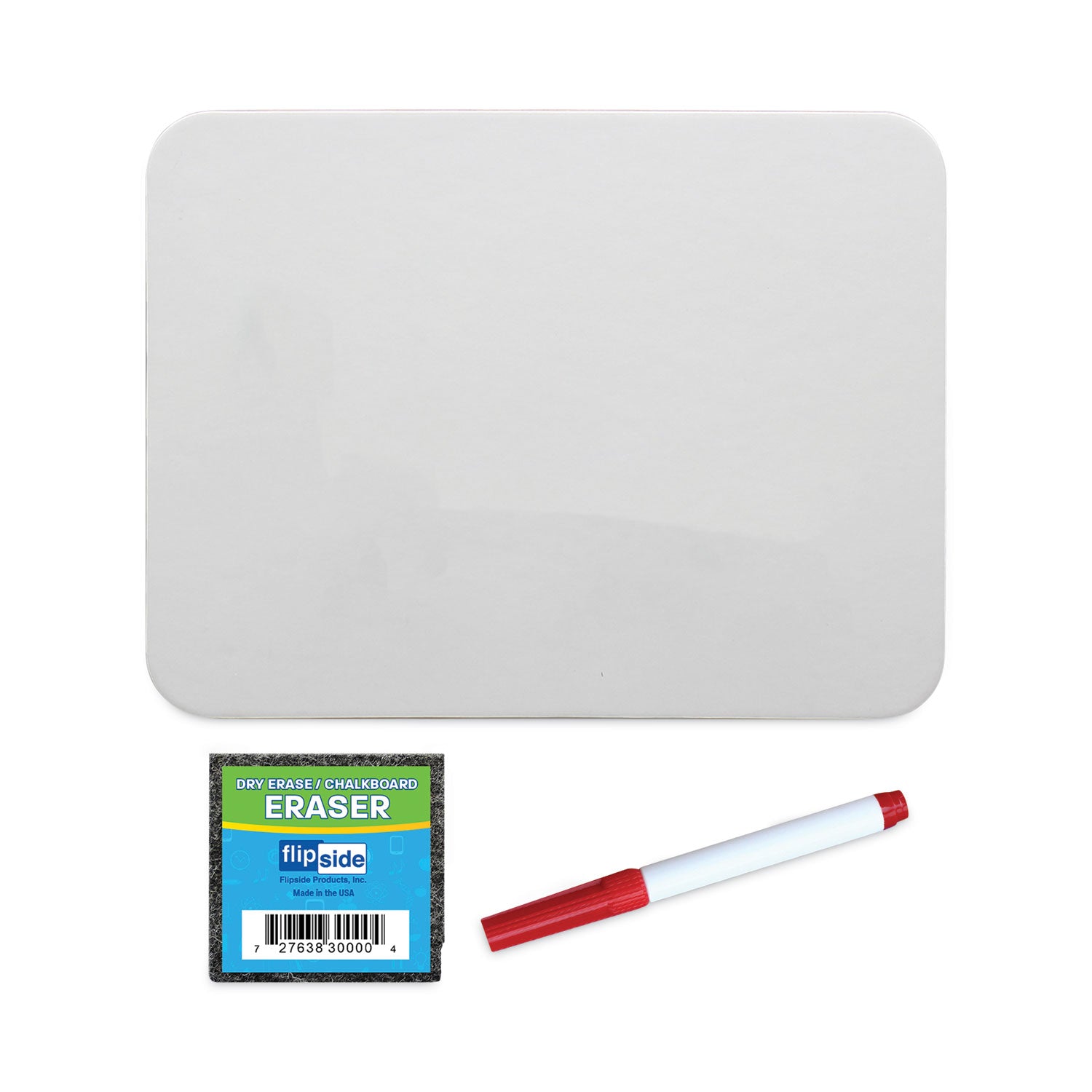 dry-erase-board-set-with-assorted-color-markers-12-x-9-white-surface-12-pack_flp31003 - 1