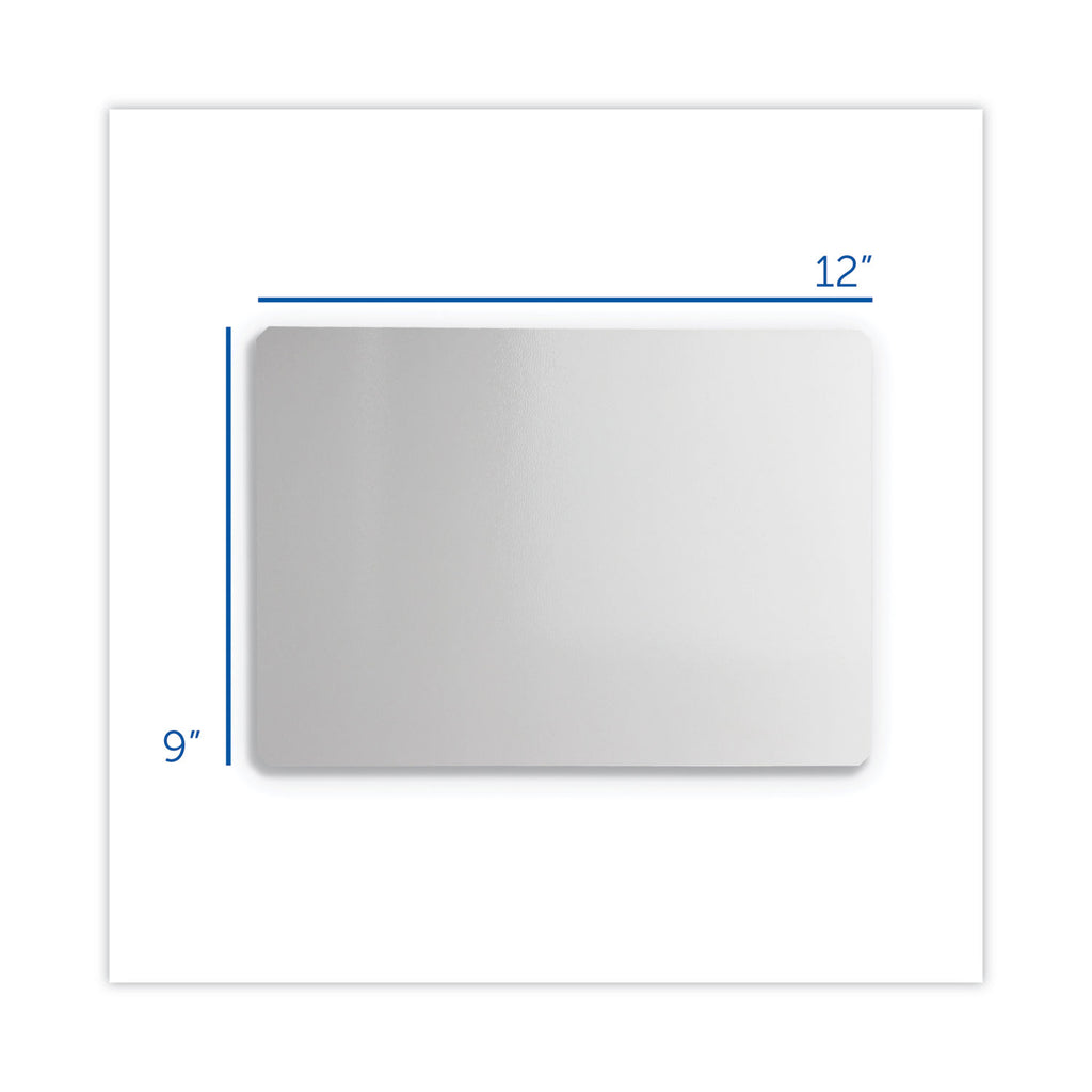 Dry Erase Board, 12 x 9, White Surface, 12/Pack