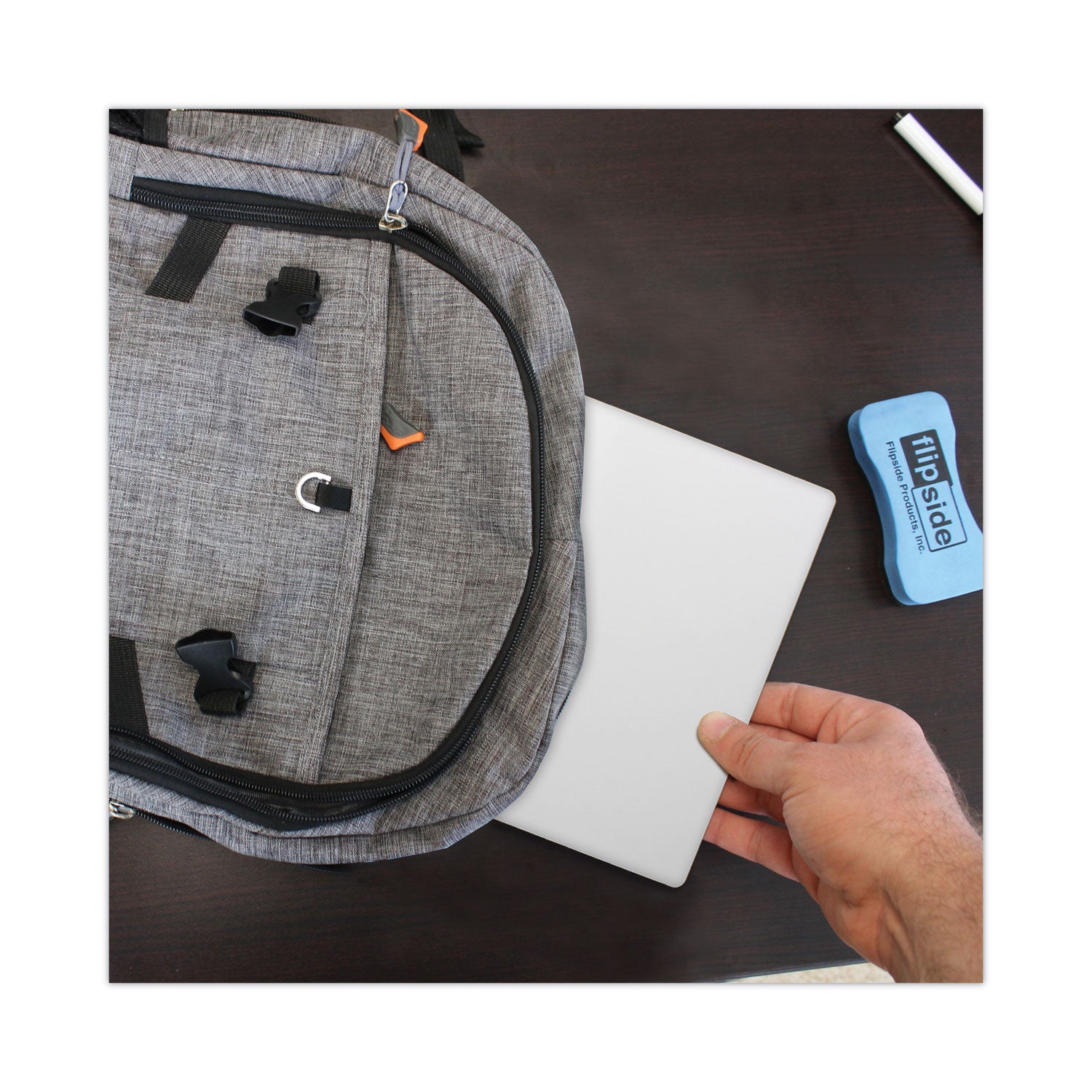 Dry Erase Board, 12 x 9.5, White Surface, 12/Pack