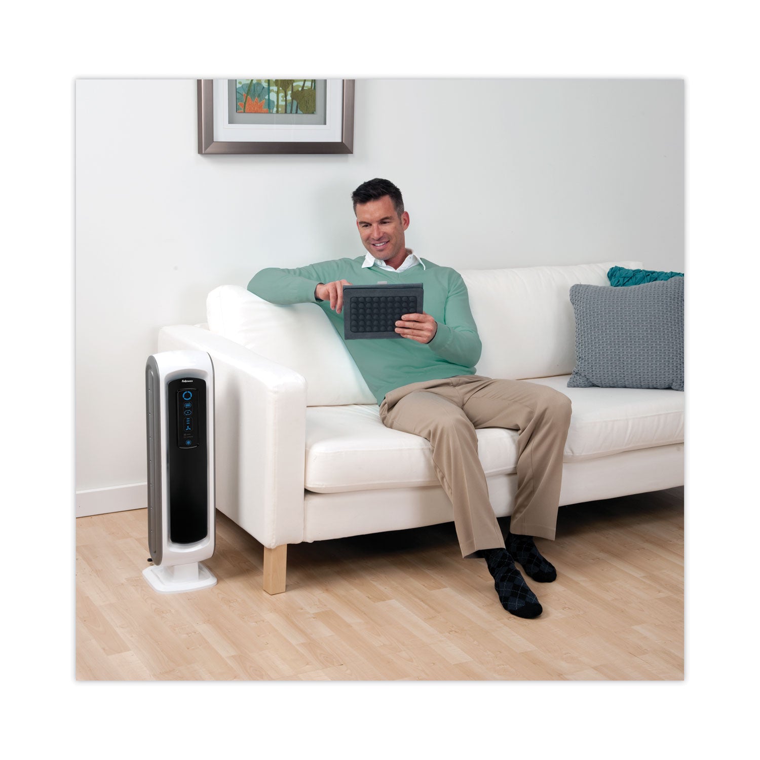 True HEPA Filter for Fellowes 90 Air Purifiers, 4.56 x 16.5 - 