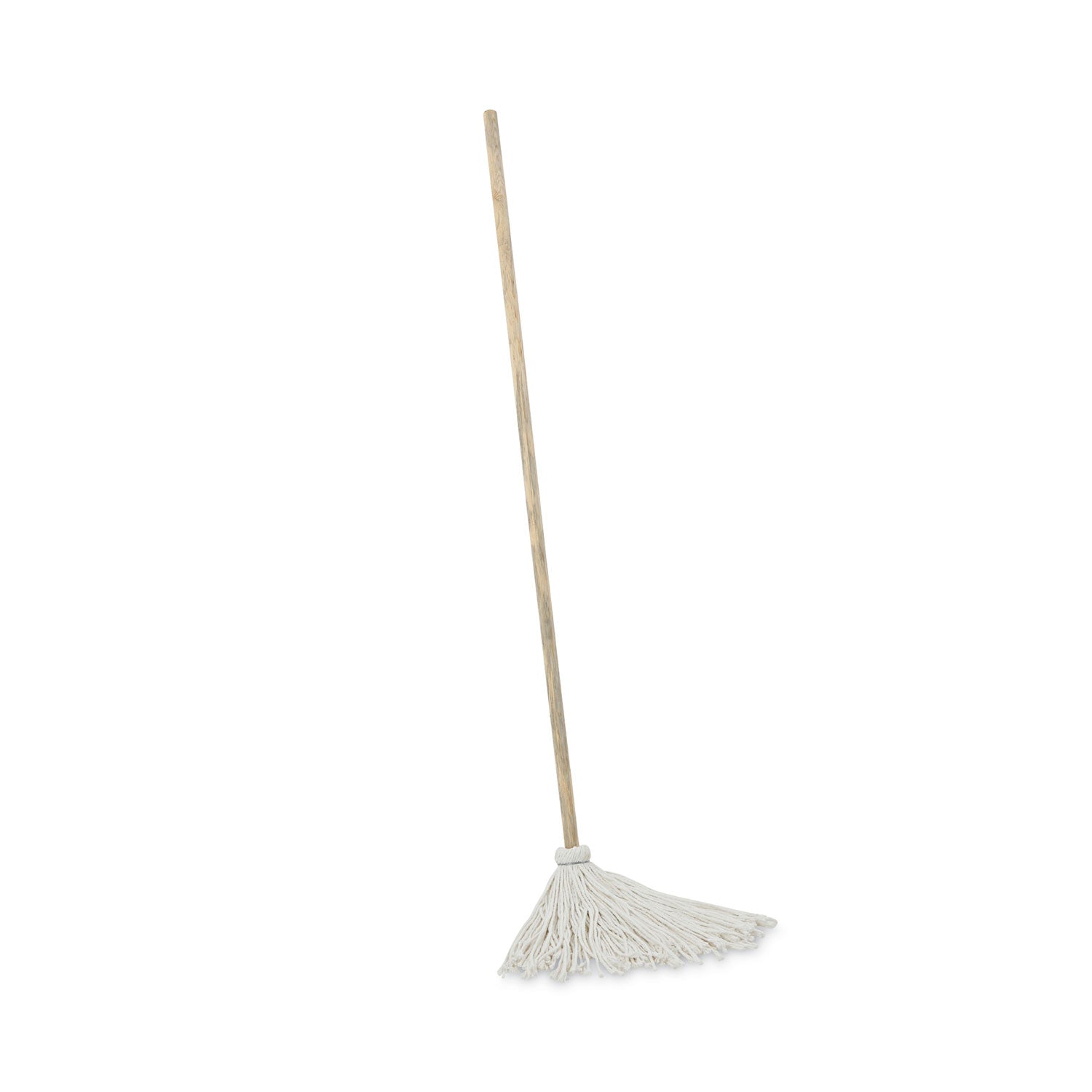 handle-deck-mops-#12-white-rayon-head-48-natural-wood-handle-6-pack_bwk112r - 1