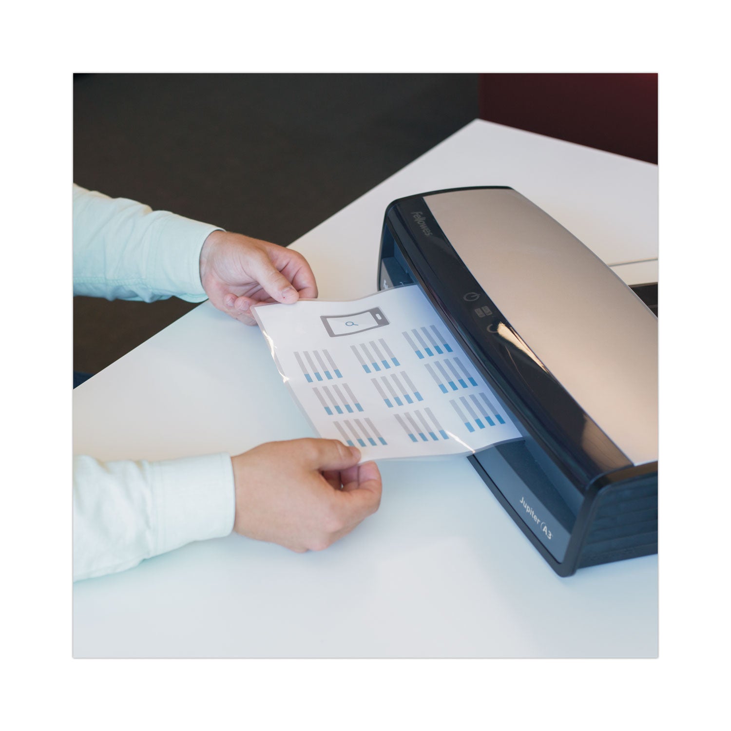 SuperQuick Thermal Laminating Pouches, 3 mil, 9" x 11.5", Gloss Clear, 100/Pack - 