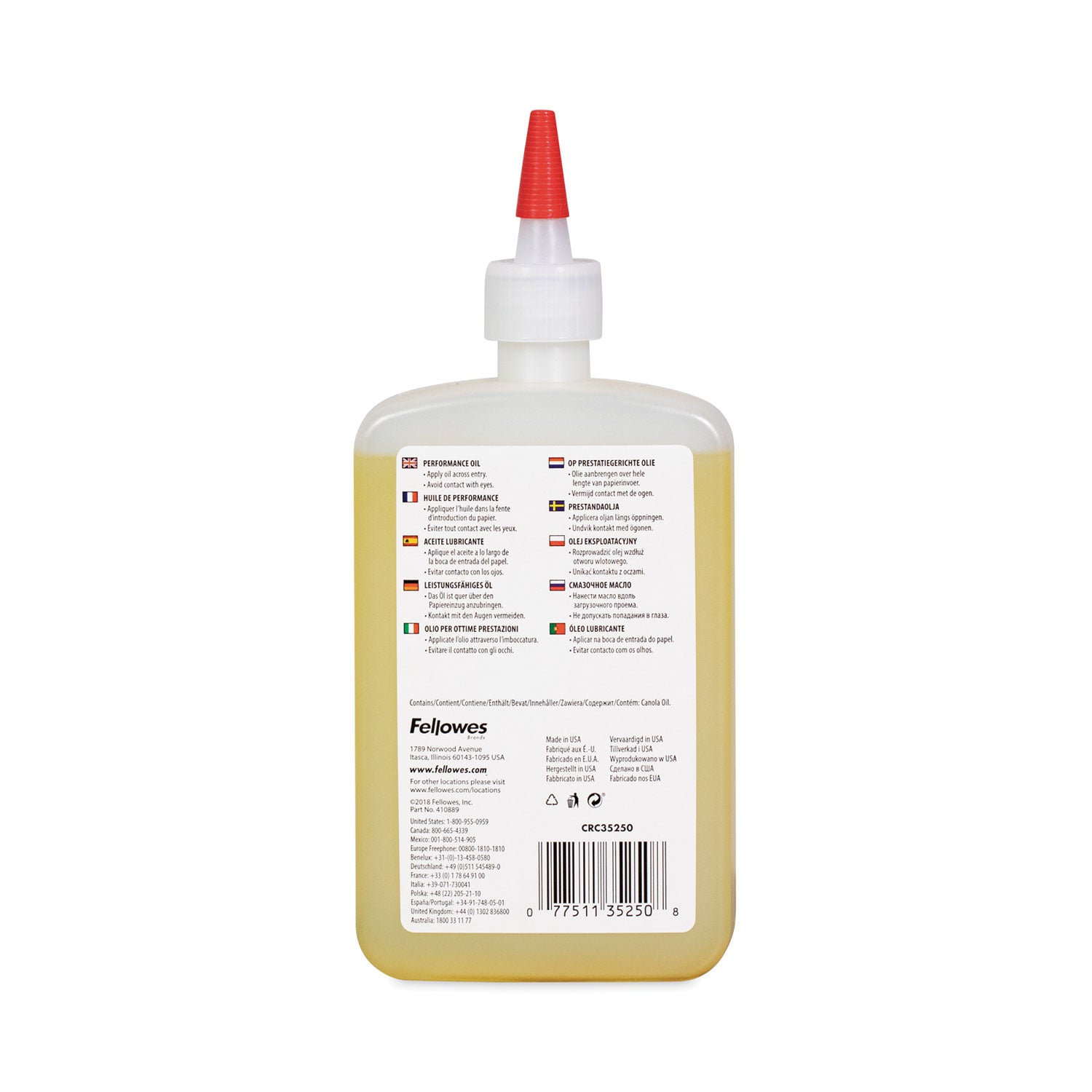 Powershred Performance Oil, 12 oz Bottle with Extension Nozzle - 