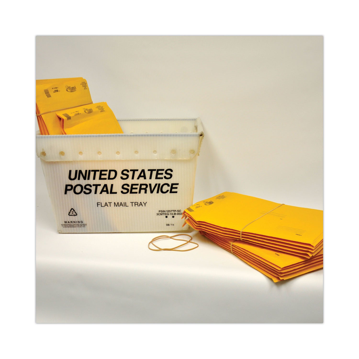 Sterling Rubber Bands, Size 8, 0.03" Gauge, Crepe, 1 lb Box, 7,100/Box