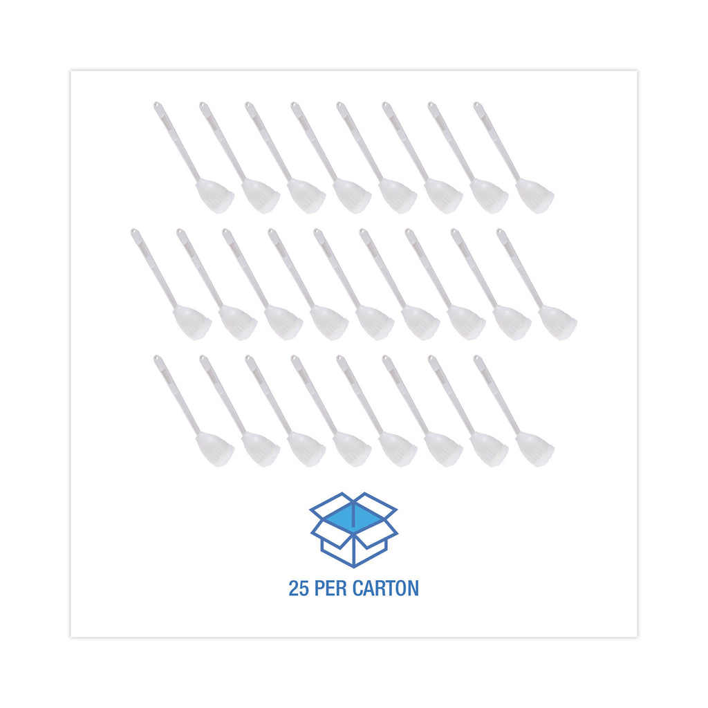 Cone Bowl Mop, 10" Handle, 2" Mop Head, White, 25/Carton - 