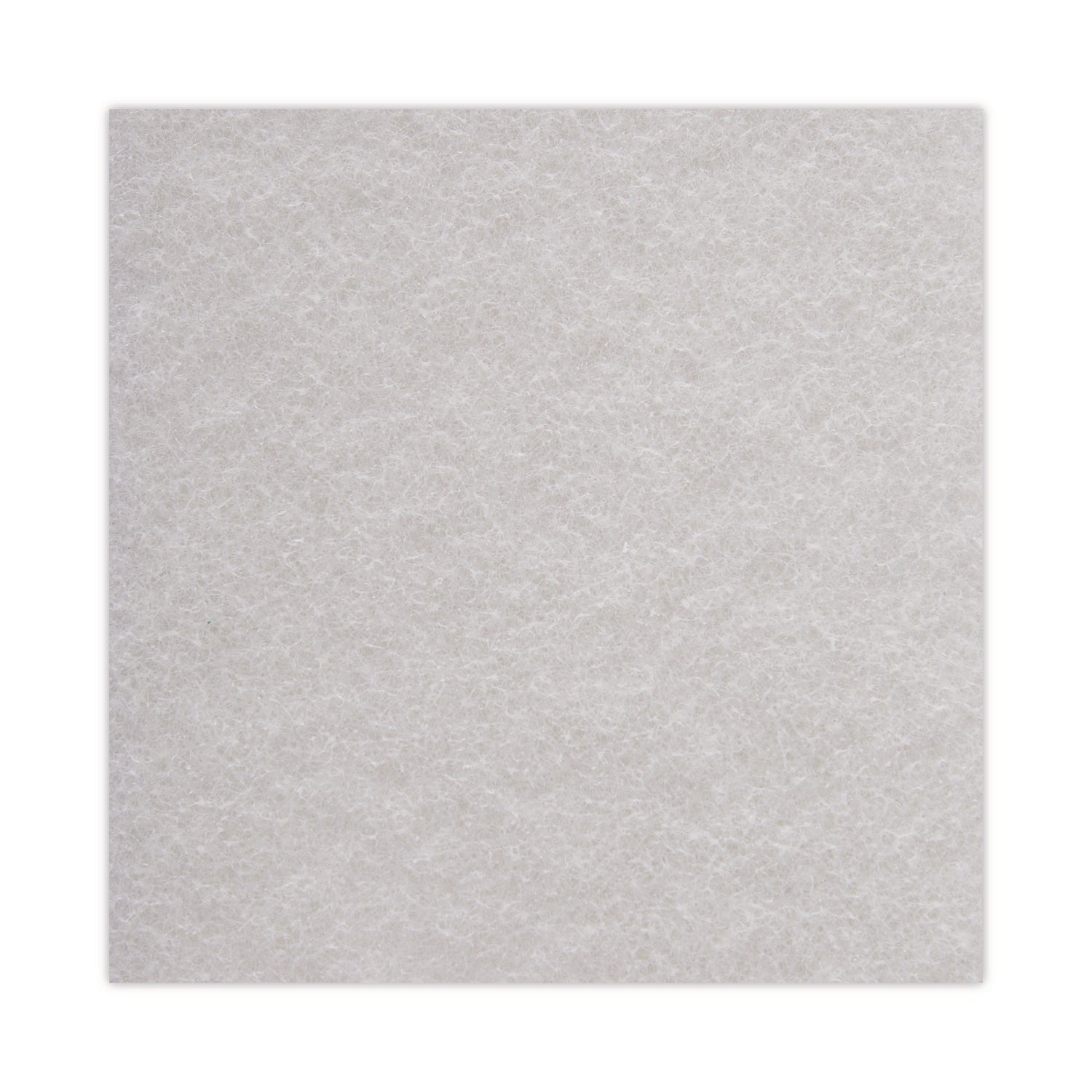 Light Duty Scour Pad, White, 6 x 9, White, 20/Carton