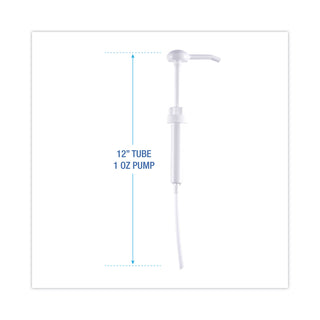 Siphon Pump, 1 oz/Pump, For 1 gal Bottles, Plastic, 12" Tube, White
