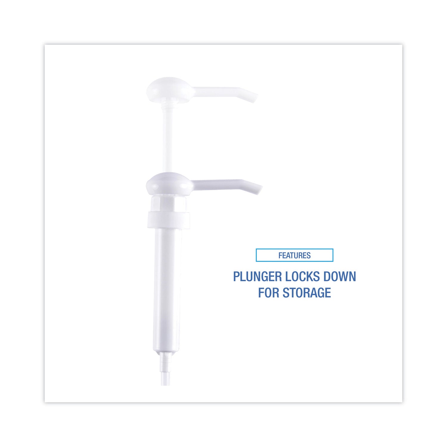 Siphon Pump, 1 oz/Pump, For 1 gal Bottles, Plastic, 12" Tube, White