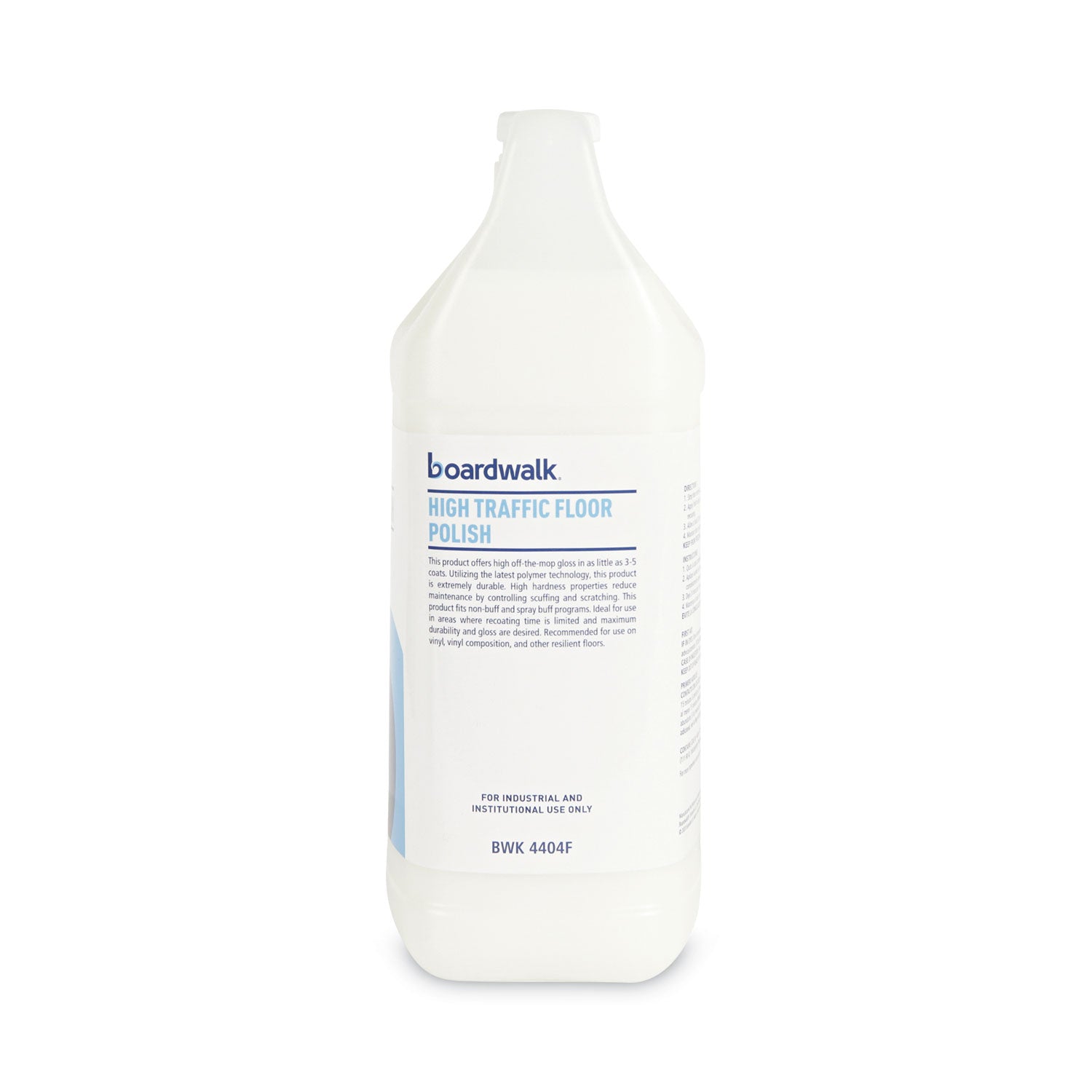 High Traffic Floor Polish, 1 gal Bottle, 4/Carton