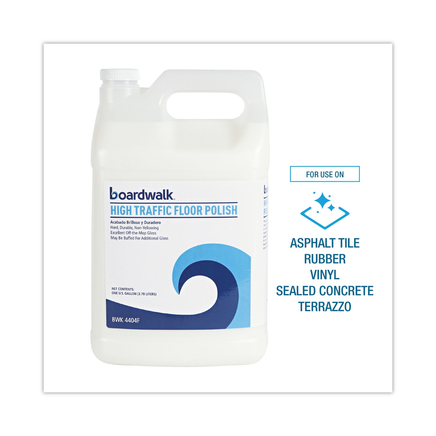 High Traffic Floor Polish, 1 gal Bottle