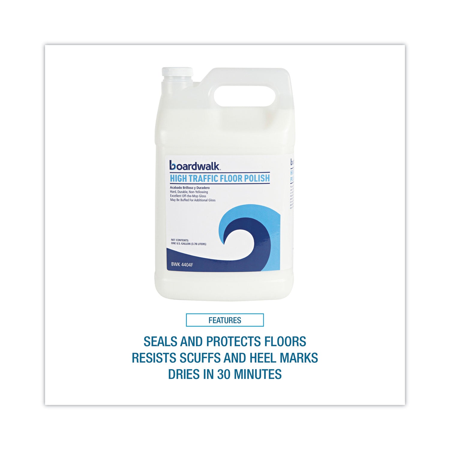 High Traffic Floor Polish, 1 gal Bottle