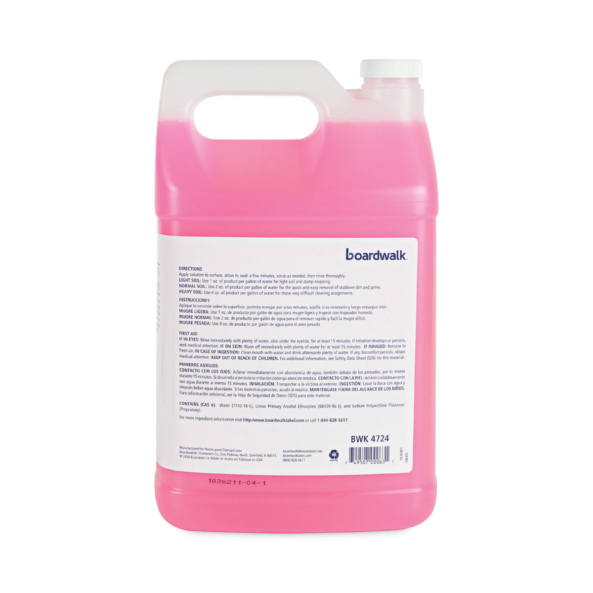 Industrial Strength All-Purpose Cleaner, Unscented, 1 gal Bottle, 4/Carton