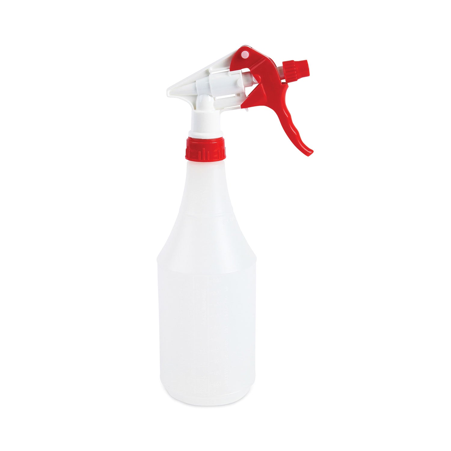 Trigger Sprayer 250, 8" Tube, Fits 16-24 oz Bottles, Red/White, 24/Carton - 4