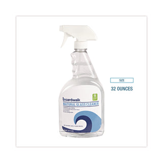 Natural Glass Cleaner, 32 oz Trigger Spray Bottle, 12/Carton