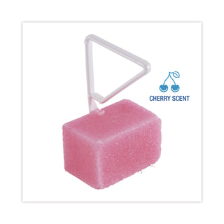 Toilet Bowl Para Deodorizer Block, Cherry Scent, 4 oz, Pink, 12/Box