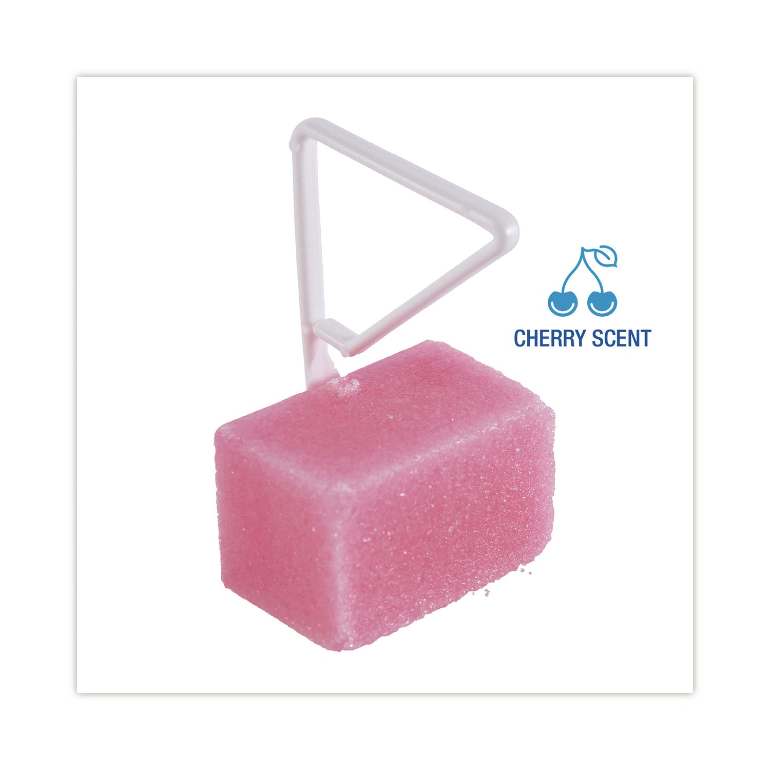 Toilet Bowl Para Deodorizer Block, Cherry Scent, 4 oz, Pink, 12/Box - 4