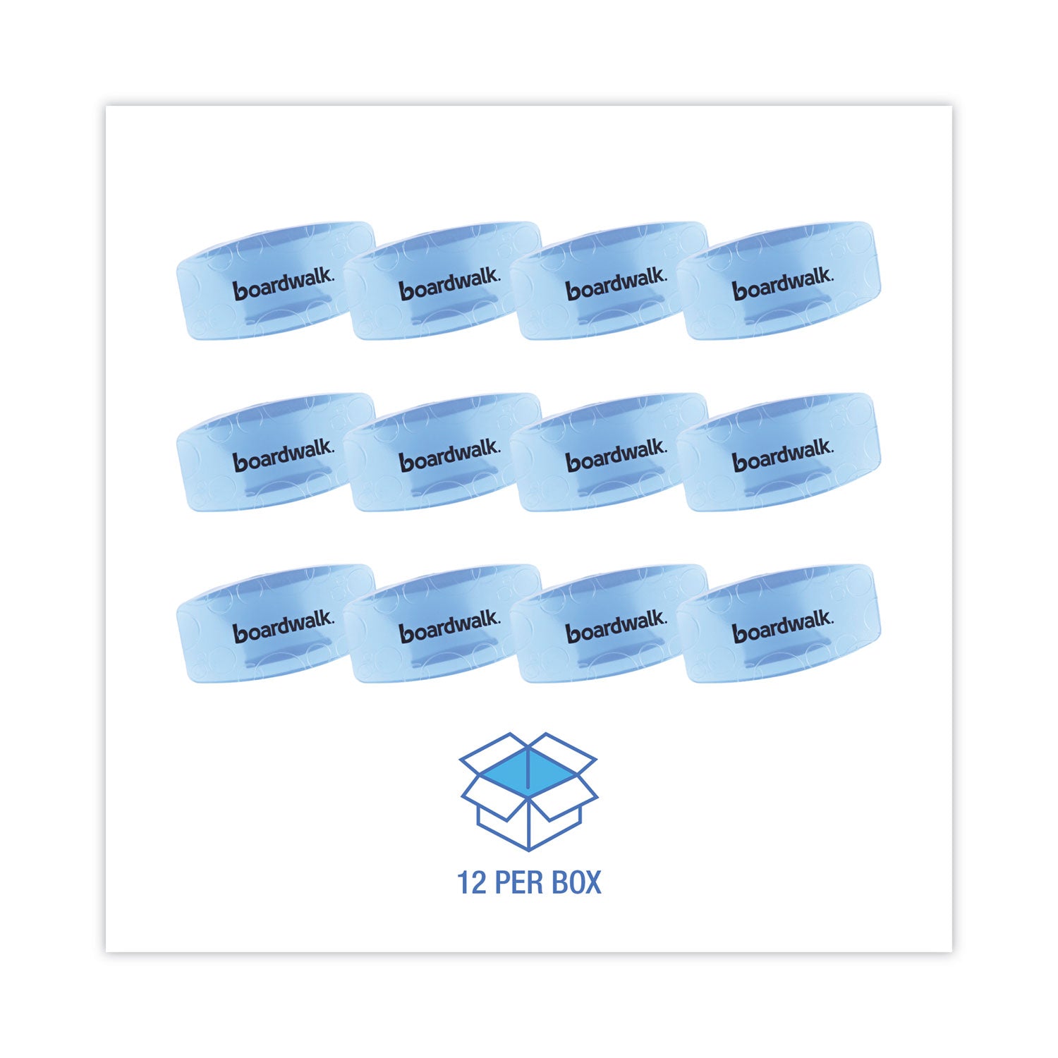 Bowl Clip, Cotton Blossom Scent, Blue, 12/Box