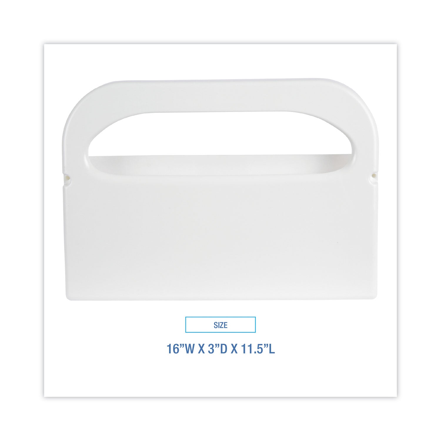 Toilet Seat Cover Dispenser, 16 x 3 x 11.5, White, 2/Box - 