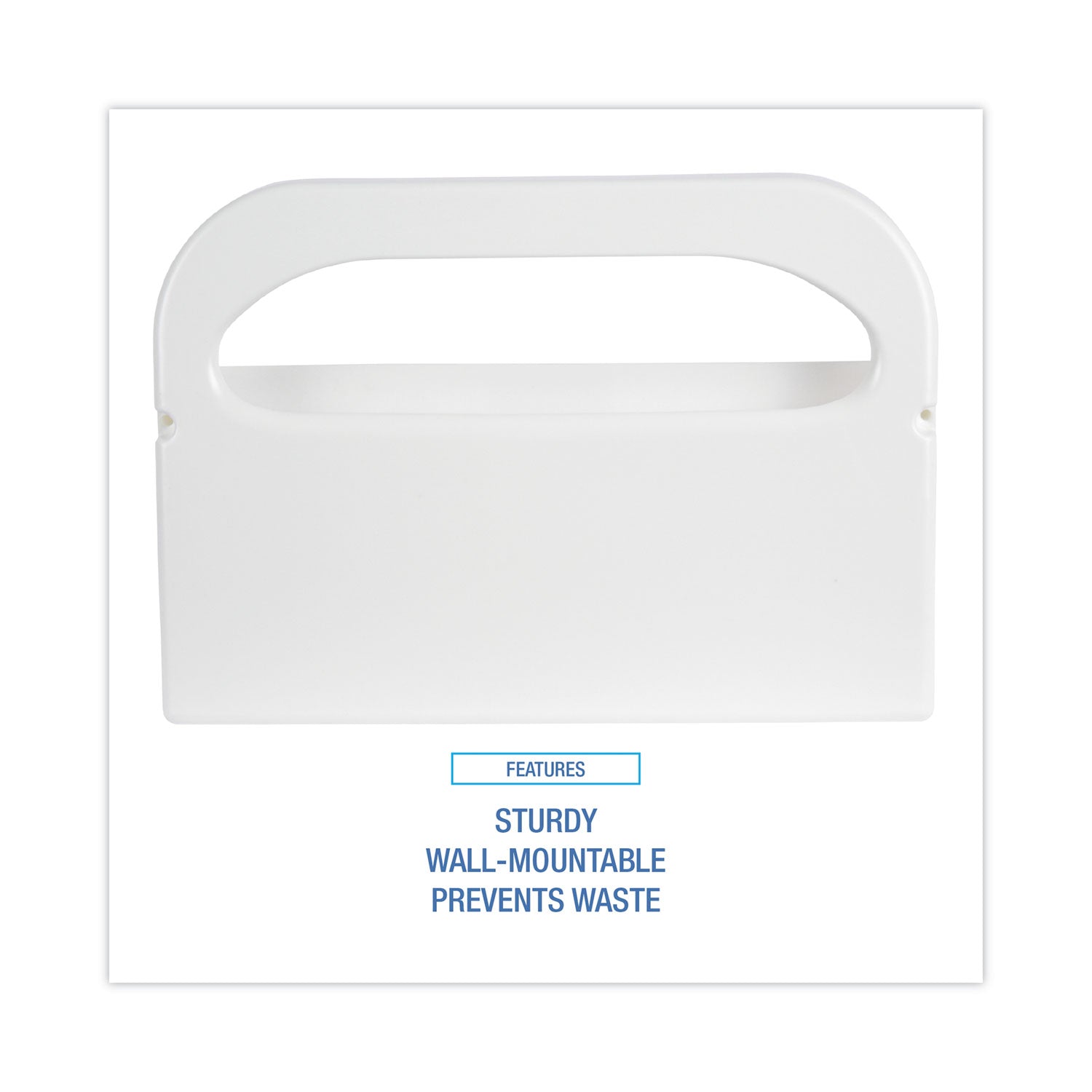 Toilet Seat Cover Dispenser, 16 x 3 x 11.5, White, 2/Box - 