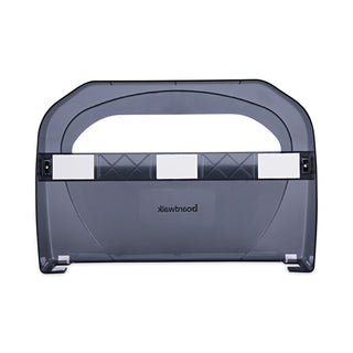 Toilet Seat Cover Dispenser, 17.25 x 3.13 x 11.75, Smoke Black