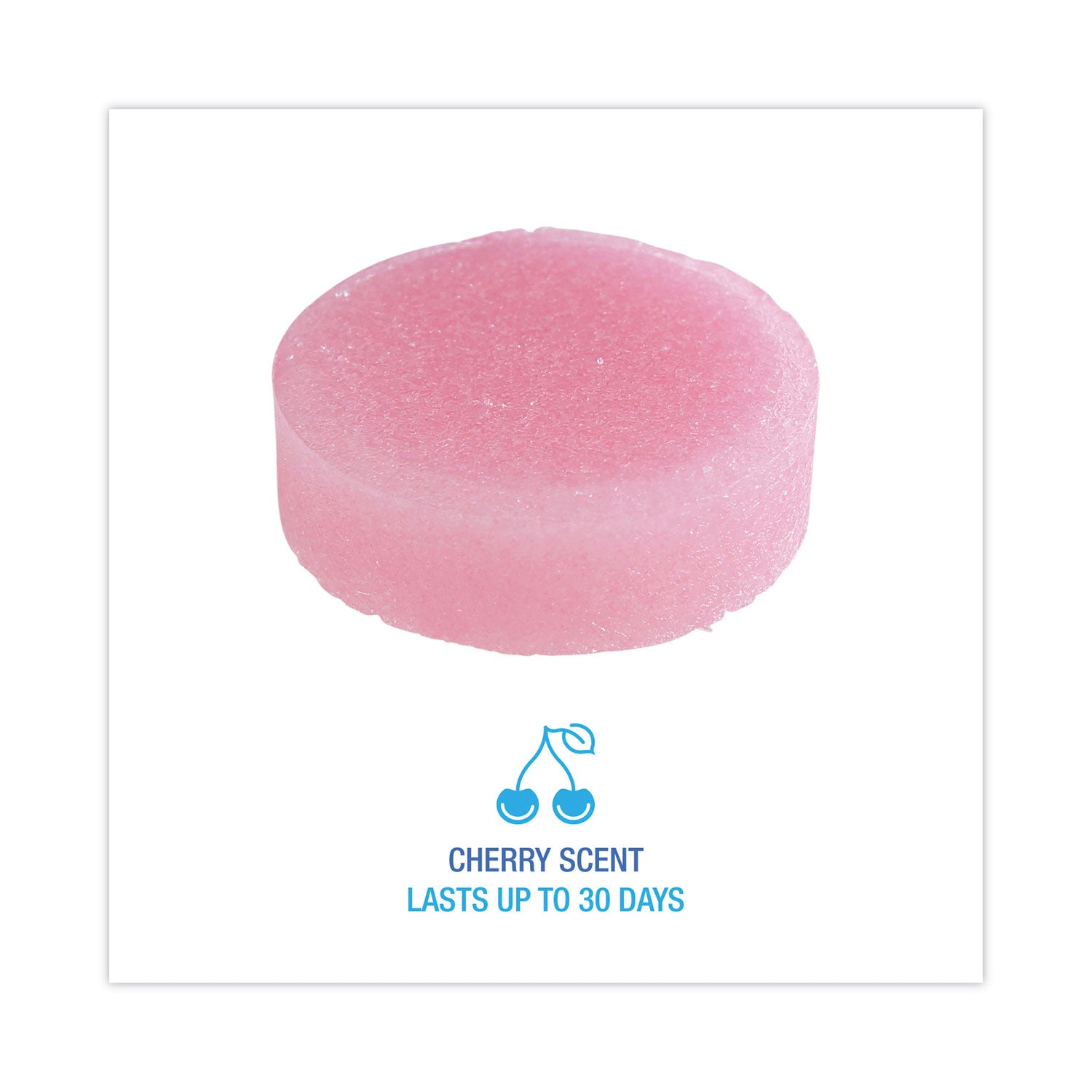 Urinal Para Deodorizer Blocks, Cherry Scent, 4 oz, Red, 12/Box