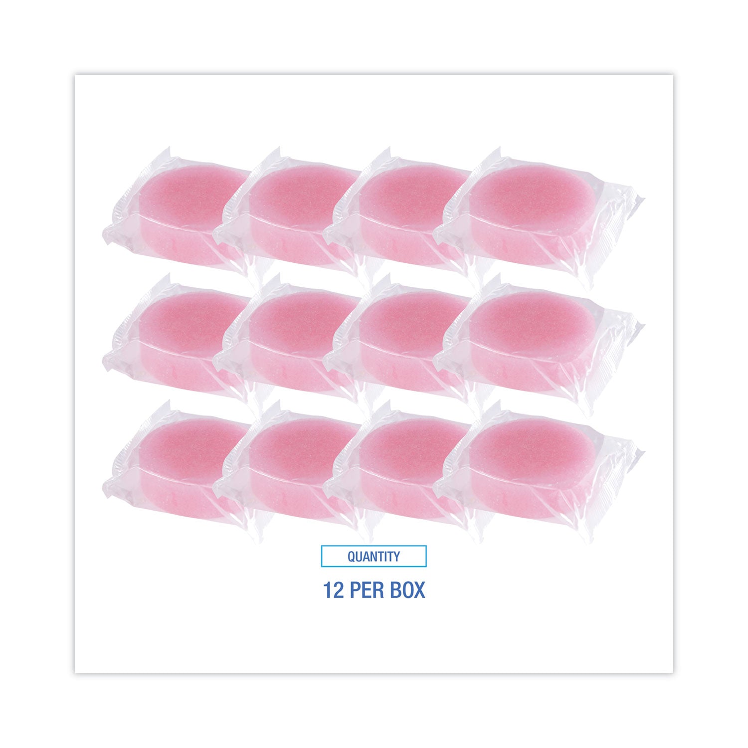 Urinal Para Deodorizer Blocks, Cherry Scent, 4 oz, Red, 12/Box