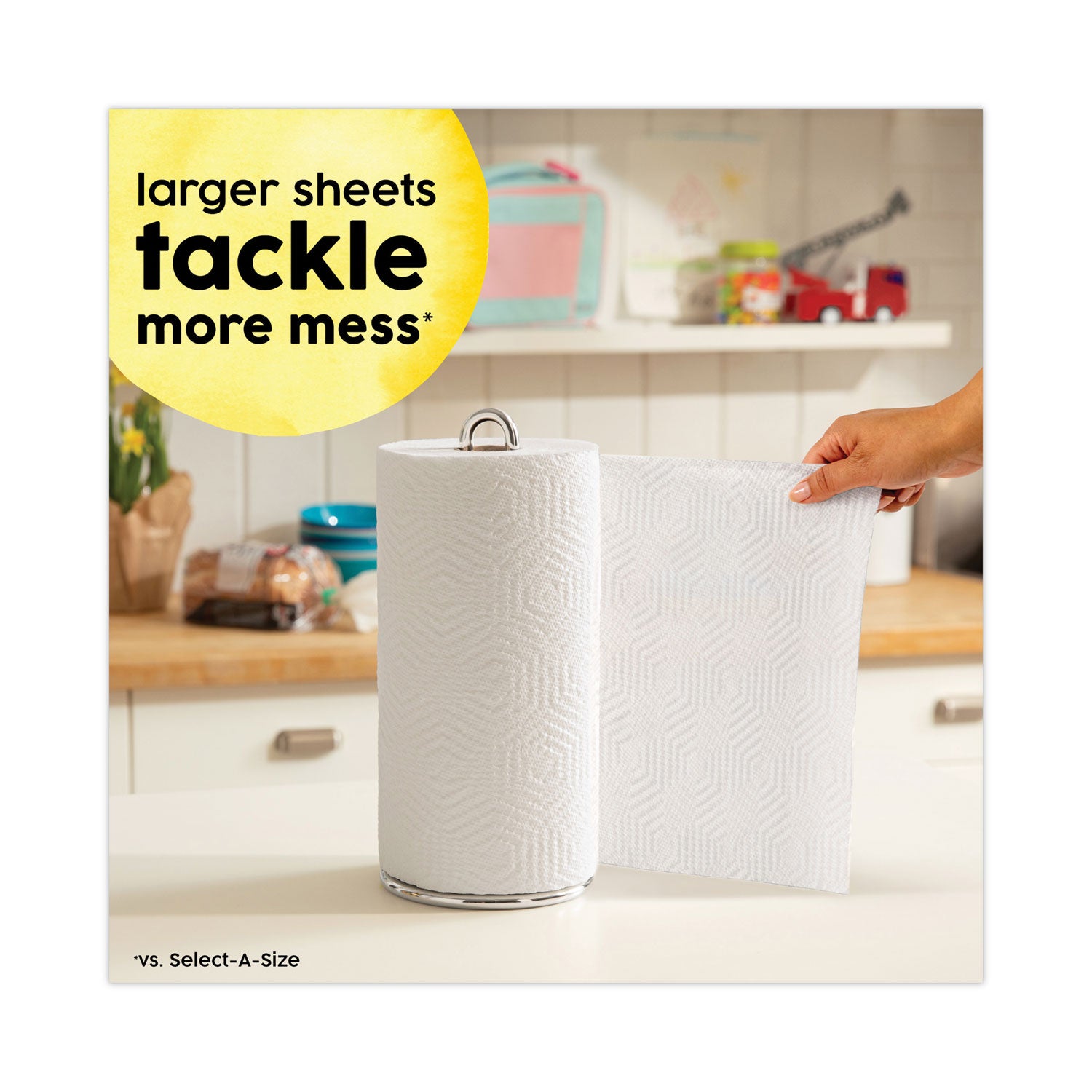 essentials-kitchen-roll-paper-towels-2-ply-11-x-102-40-sheets-roll-30-rolls-carton_pgc74657 - 4