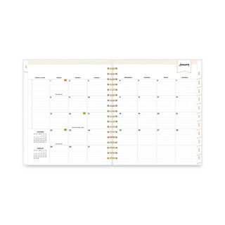 day-designer-daily-monthly-frosted-planner-rugby-stripe-artwork-10-x-8-black-white-cover-12-month-july-june-2023-2024_bls137885 - 5